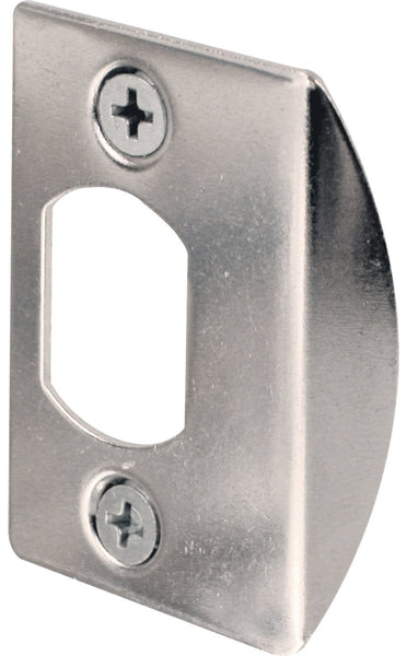 Prime-Line E-2234 Standard Steel Latch Strike, Chrome, 2-1/4" x 1-3/4"