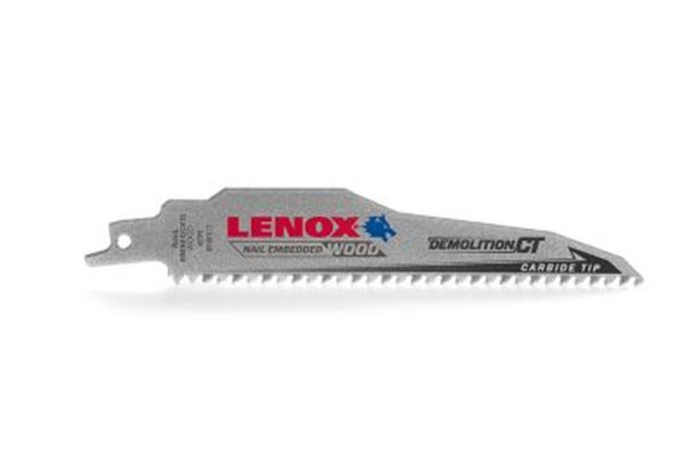 Lenox 1832146 Demolition CT Carbide Tipped Reciprocating Saw Blade, 12", 6TPI