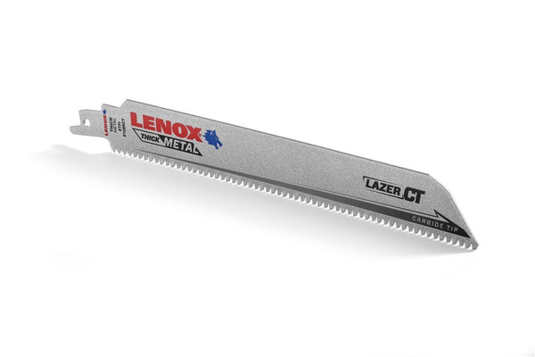 Lenox 2014224 Lazer CT Carbide-Tipped Reciprocating Saw Blade, 9", 8TPI