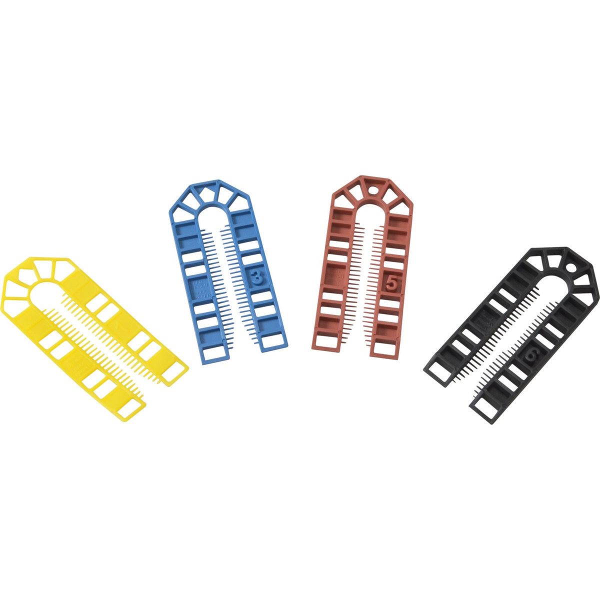 Broadfix STU60A-US Plastic Standard U-Shape Shim, 1-3/4" x 4", 60-Pack