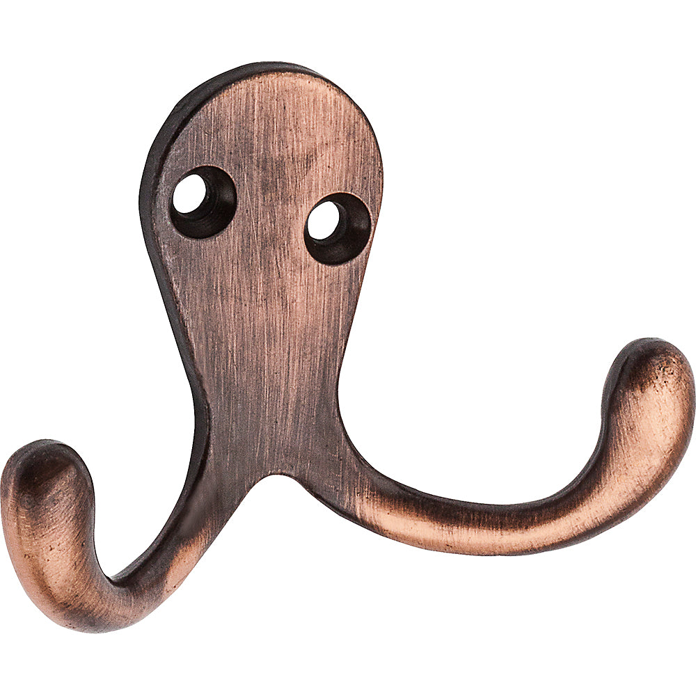 National Hardware N334-839 Double Cloth Hook, Antique Bronze
