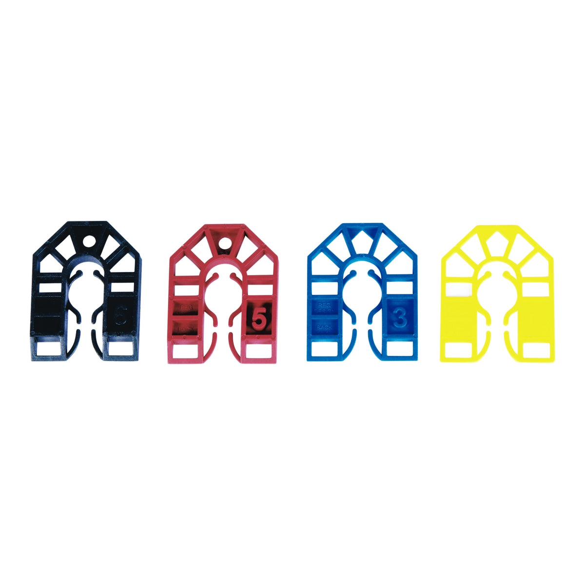 Broadfix SMU120A-US Plastic Small U-Shape Shim, 1-3/4" x 2-1/8", 120-Piece