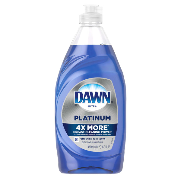 Dawn 97291 Platinum Dishwashing Liquid Dish Soap, Refreshing Rain, 16.2 Oz