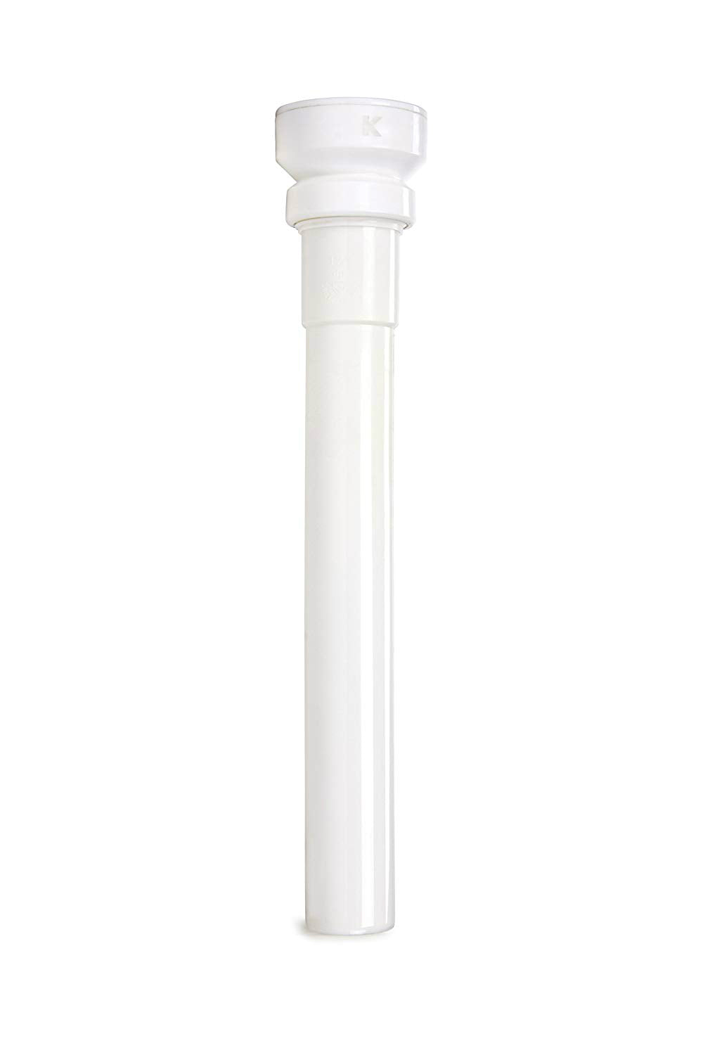 Kenny 40-12QLK Insta-Plumb Kitchen Sink Extension Tube, White, 1/2" x 12"