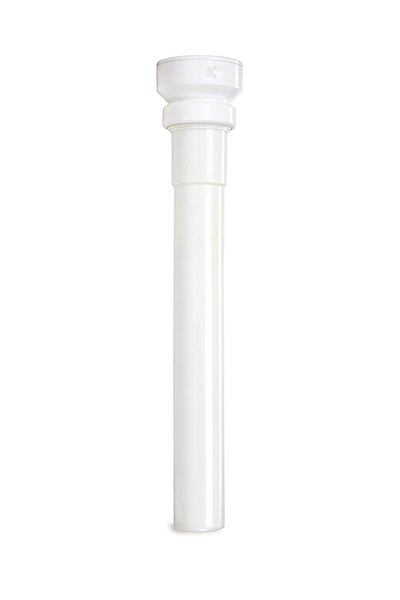 Kenny 40-12QLK Insta-Plumb Kitchen Sink Extension Tube, White, 1/2" x 12"