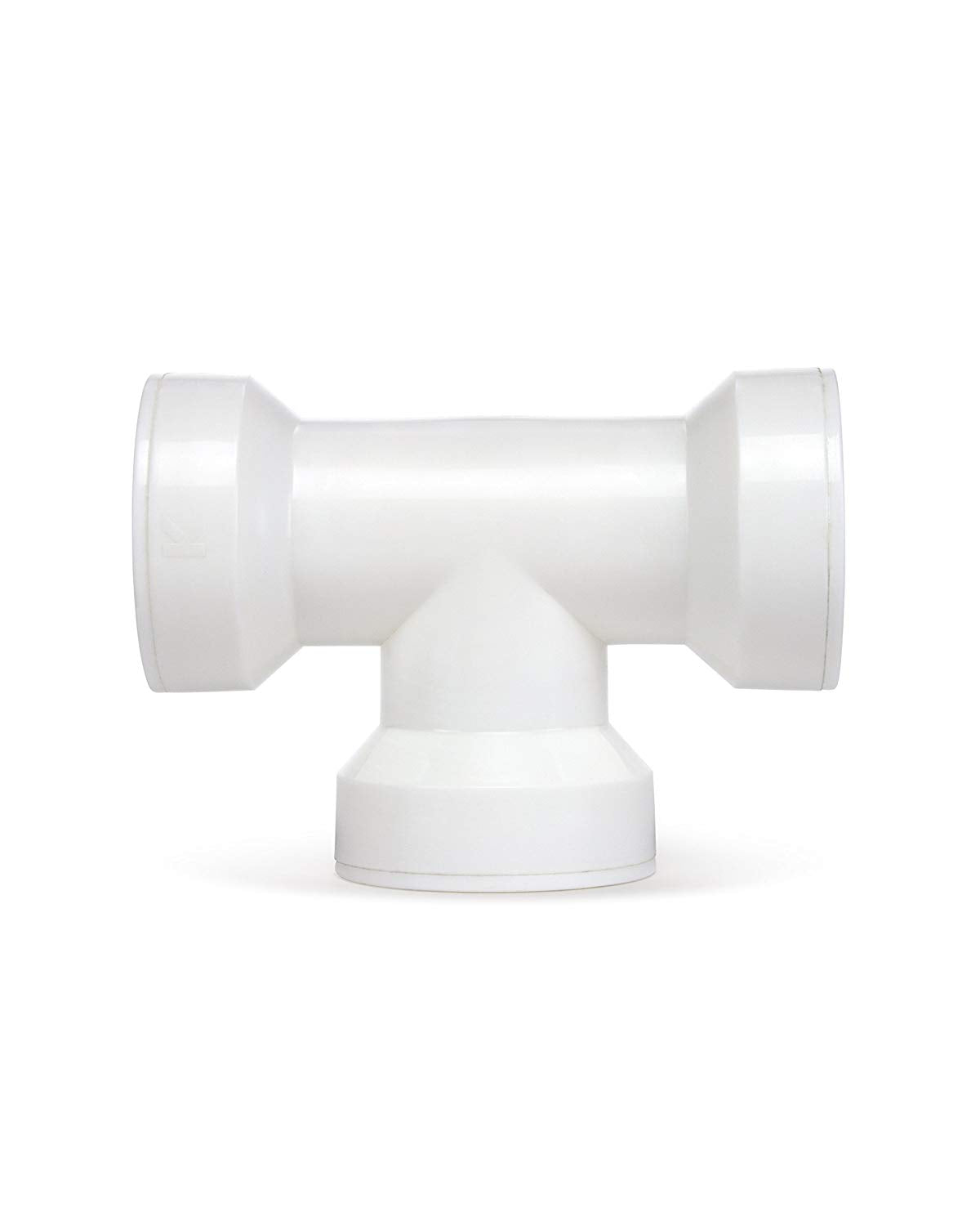Kenny 48QLK Insta-Plumb Push Fit 3-Way Kitchen Coupling Tee, White, 1-1/2"