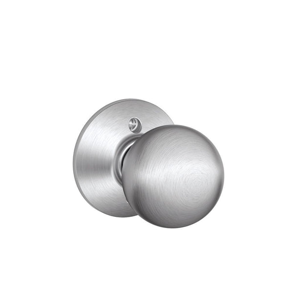 Schlage F170ORB626 Orbit Dummy Knob, Satin Chrome