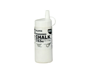 Tajima PLC2W300 Ultra-Fine Snap-Line Micro Powdered Chalk, White, 10.5 Oz