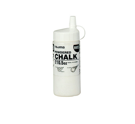 Tajima PLC2W300 Ultra-Fine Snap-Line Micro Powdered Chalk, White, 10.5 Oz