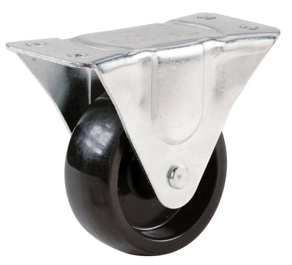 Richelieu F25828 Polypropylene Wheel Rigid Plate Caster, 176 Lb Load, 2-1/2"