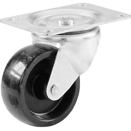 Richelieu F25190 Polypropylene Wheel Swivel Caster without Brake, 125 Lb, 2"