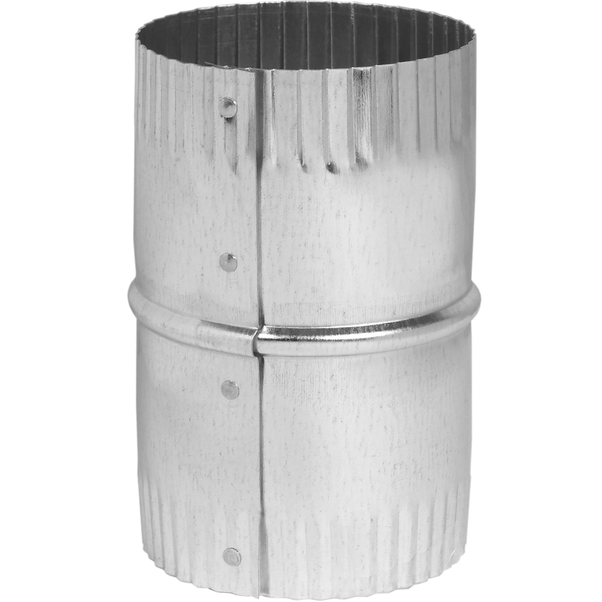 Imperial GV1588 Galvanized Round Duct Connector Union, 4"