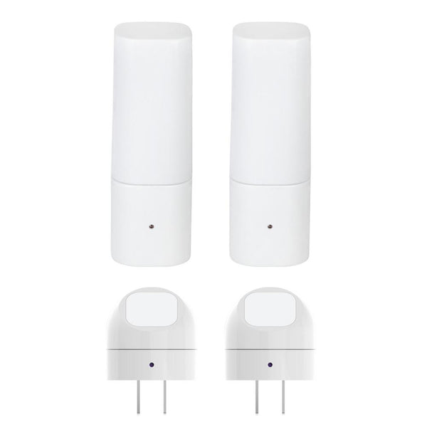 Globe Electric 8969601 Dusk to Dawn Cylinder & Directional LED Night Light, 4-Pack