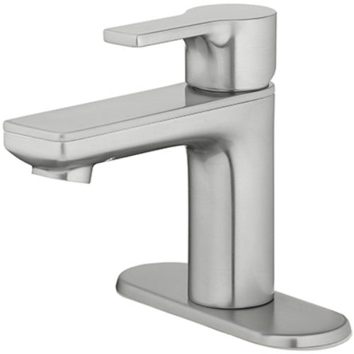 HomePointe 3450-B1-A04-MC Single Handle Lavatory Faucet, PVD Brushed Nickel