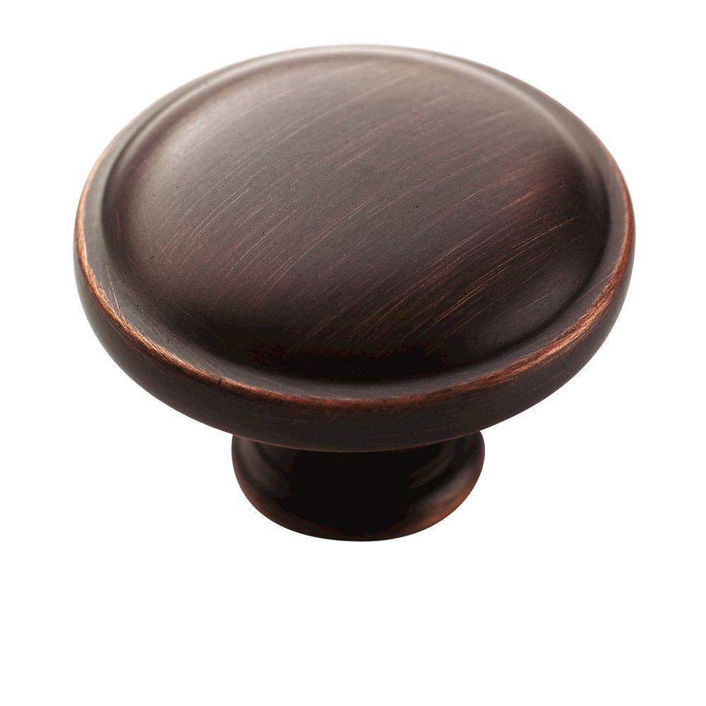 Amerock BP53015ORB Allison Value Cabinet Knob, Oil-Rubbed Bronze, 1-1/4"
