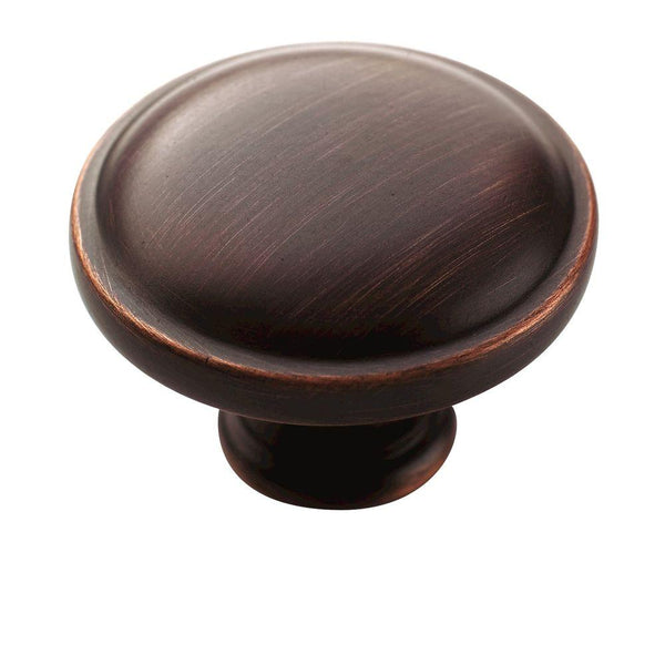 Amerock BP53015ORB Allison Value Cabinet Knob, Oil-Rubbed Bronze, 1-1/4"