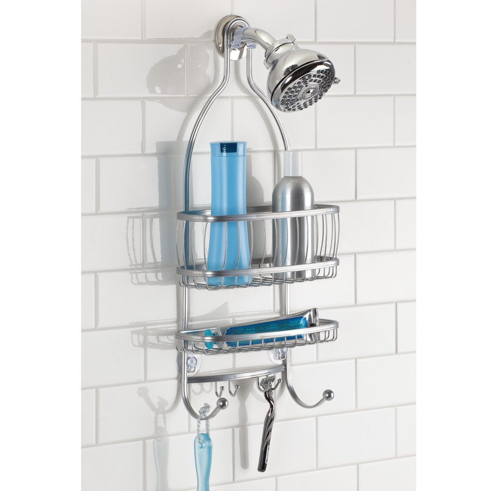 Interdesign York Lyra Shower Caddy Silver