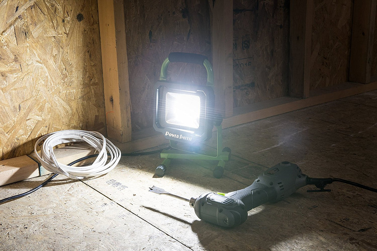 PowerSmith PWL1124BS Portable LED Work Light, 2500 Lumen