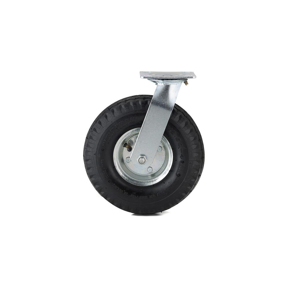 Richelieu F26488 Industrial Pneumatic Caster, Swivel without Brake, 220 Lb, 8"