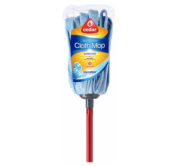 O' Cedar 133582 Microfiber Cloth Mop with 56" Telescopic Handle