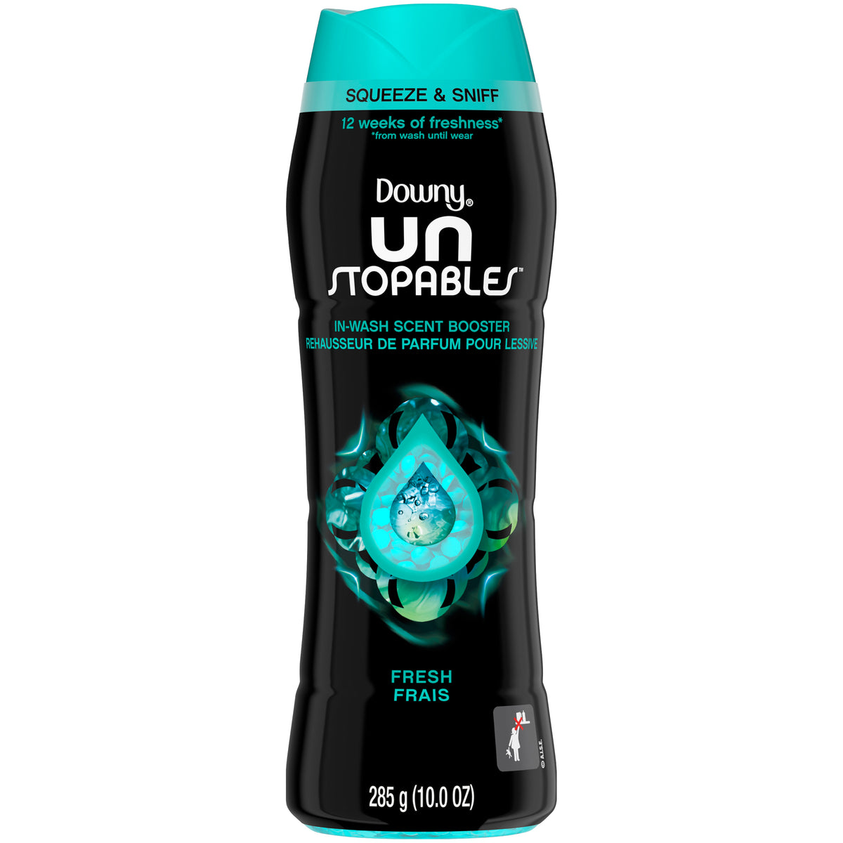 Downy 76312 Unstoppables In-Wash Scent Booster Beads, Fresh Scent, 10 Oz