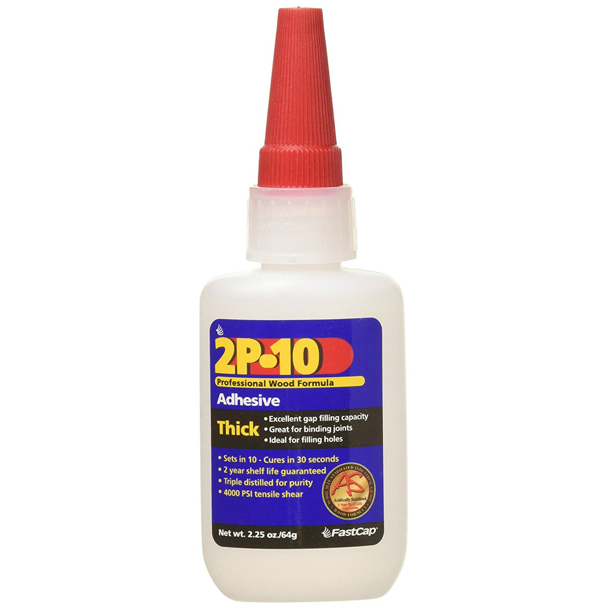 FastCap 8276005 2P-10 Solo Thick Adhesive Refill, 2.25 Oz