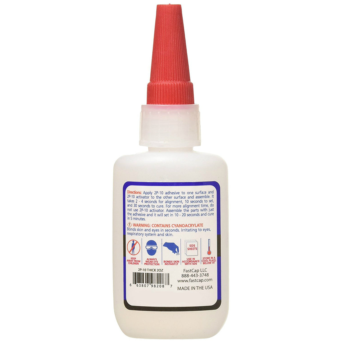 FastCap 8276005 2P-10 Solo Thick Adhesive Refill, 2.25 Oz