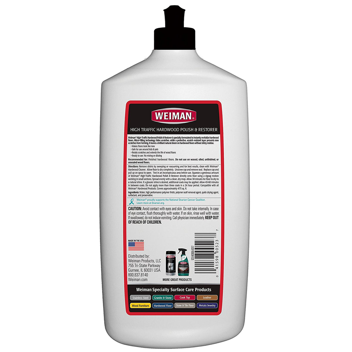 Weiman Products Llc Part # - Weiman Products Llc Polish Liquid