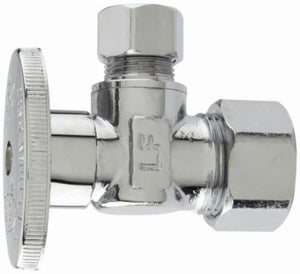 Kenny 2053PCLF Lead Free Quarter-Turn Angle Valve, 1/2" x 3/8"