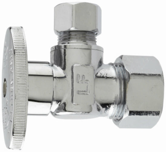 Kenny 2053PCLF Lead Free Quarter-Turn Angle Valve, 1/2" x 3/8"
