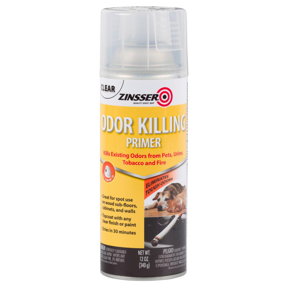 Zinsser 305697 Odor Killing Primer Spray, 12 Oz