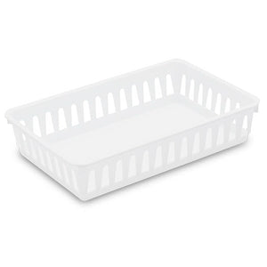 Sterilite 16068024 White Storage Tray