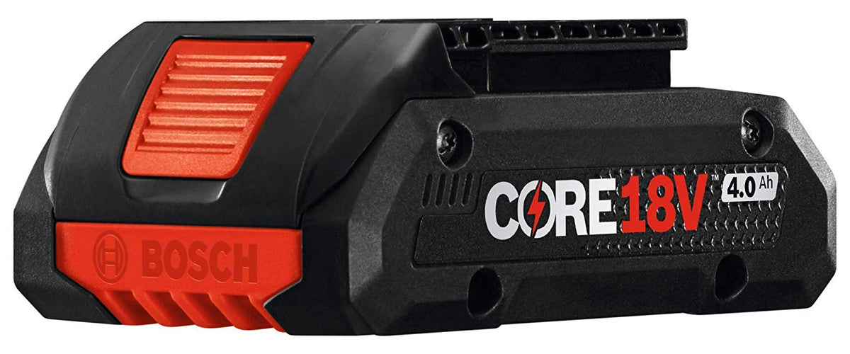 Bosch GBA18V40 CORE18V Lithium-Ion 4.0 Ah Compact Battery, 18V