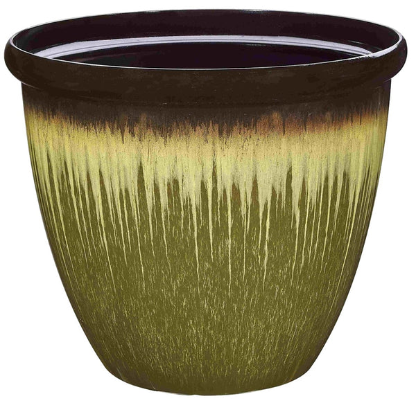 Soundbest PT-S011 Int Sourcing Egg Rim Planter, Resin, 17-3/4 Inch
