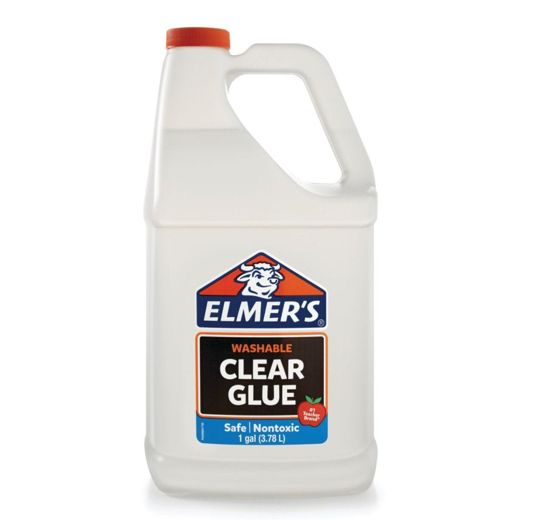 Elmer's 2022931 Clear Liquid School Glue, Washable, 1-Gallon