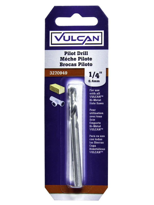 Vulcan 692641OR Replacement Pilot Drill Bit, High Speed Steel, 1/4"