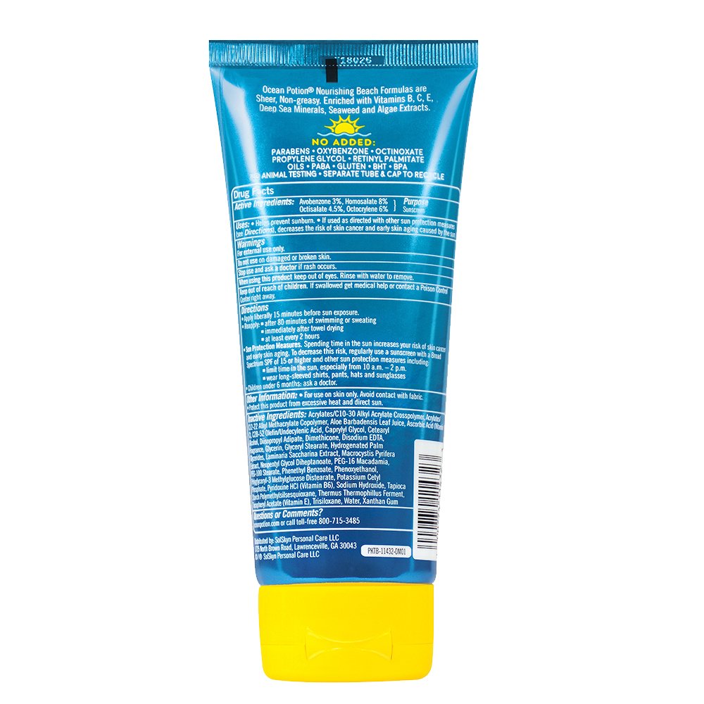 Ocean Potion 11432-400-DM06 Scent of Sunshine Sunscreen Lotion, SPF 30, 6.8 Oz