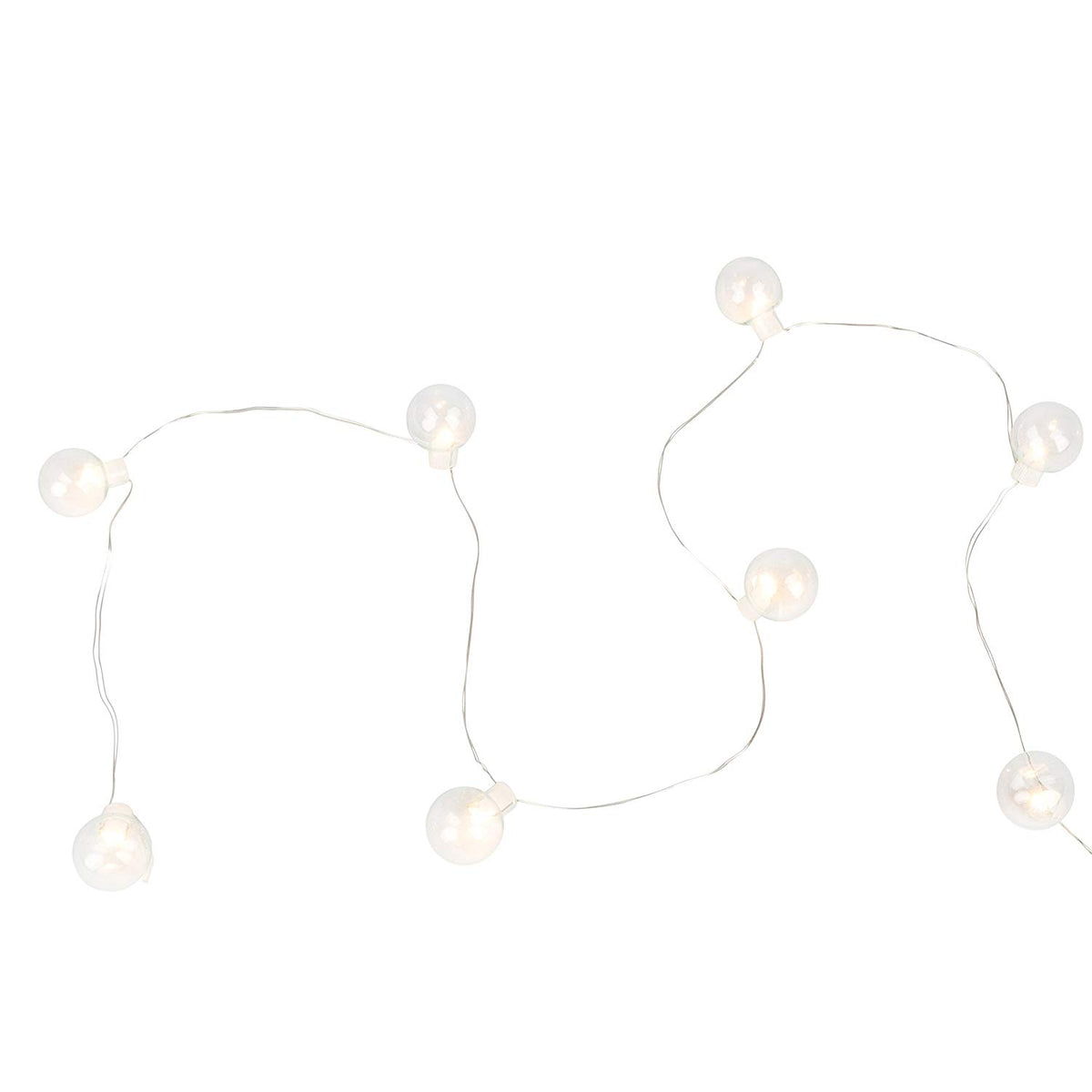 Everlasting Glow 93995 B/O Warm White Micro LED Clear Glass 30-Light String