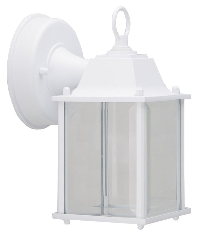 Boston Harbor 0038-WD-WH Outdoor Wall Lantern, White