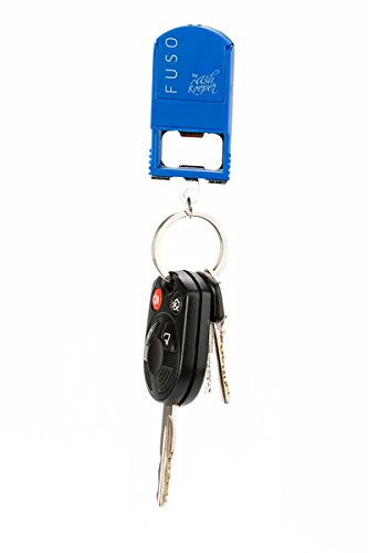 Hy-Ko FUSOMLSSWB1-B Multi-Tool Smartphone Stand Key Chain, Blue
