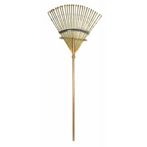 Rugg B24 Deluxe Bamboo Rake with 24" Head & 48" Hardwood Handle