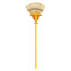 Rugg B10 Deluxe Bamboo Rake with 10" Head & 36" Hardwood Handle