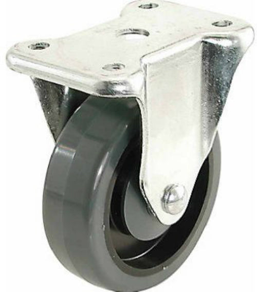 Richelieu F25830 Polypropylene Wheel Rigid Caster without Brake, 275 Lb, 4"