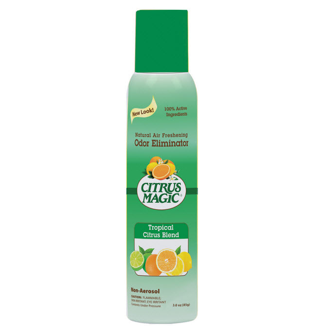 Citrus Magic 612172867 Spray Air Freshener, Tropical Citrus Blend, 3 Oz
