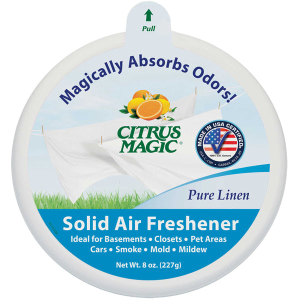 Citrus Magic 616472871 Long-Lasting Air Freshener, Pure Linen, 350 sq.ft.