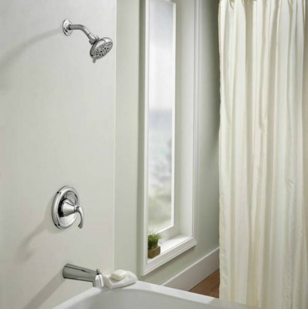 Moen 82876SRN Tiffin One-Handle Posi-Temp Tub & Shower Faucet, Brushed Nickel