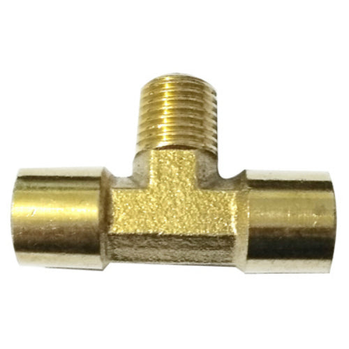 Master Mechanic 1204S296 Male Tee Fitting with Two Female Ends, 1/4" NPT