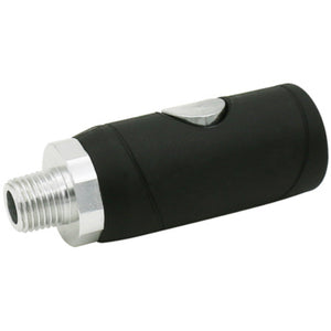 Master Mechanic 1204S358 Male Safety Coupler, 1/4"