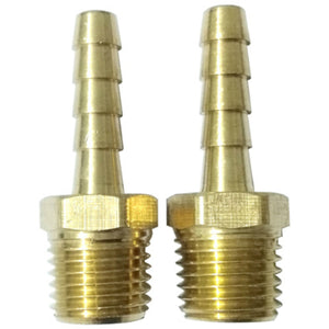 Master Mechanic 1204S295 Male Hose End, 1/4" Barbed x 1/4" NPT, 2-Pack