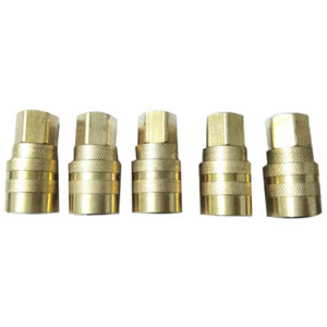 Master Mechanic 1204S248 I/M Industrial Coupler, 1/4" NPT Female x 1/4", 5-Pack